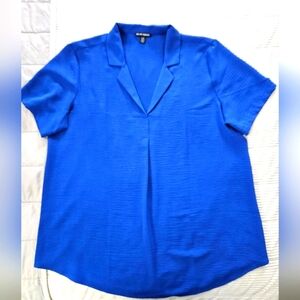 Hilary Radley Blue Women's Top Size L